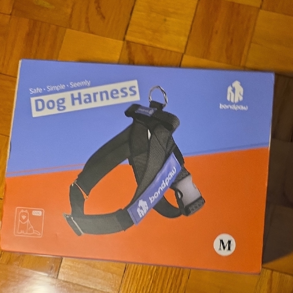 Bondpaw Black Dog Harness